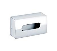 KEUCO Distributeur de mouchoirs 04977010000 – chromé 250 mm – pour max 150 mouchoirs