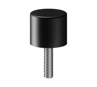 KEUCO Limiteur de température pour mitigeur de douche thermostatique encastré avec raccord de flexible, 59554371000, Couleur: Noir Mat