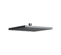 Keuco match0 53086130100 chrome noir brossé, 250 x 250 mm, carré