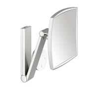 Keuco - Miroir cosmétique mural avec éclairage LED, acier inoxydable 17613069002