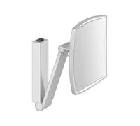 KEUCO Miroir cosmétique mural iLook_move éclairé LED x5 200×200 mm bras pivotant alu 17613179004