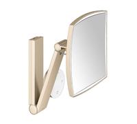 Keuco - Miroir cosmétique mural avec éclairage LED, bronze brossé 17613039002
