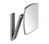Keuco - Miroir cosmétique mural, chrome noir brossé 17613130000