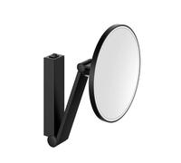 Keuco Miroir cosmétique iLook_move 17612379004 – éclairé Ø212 mm x5 noir mat, bras pivotant