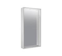 Keuco miroir Plan 07897171003 460x850x105mm, 25 watts, anodisé teinté argent