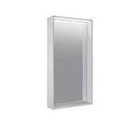 Keuco miroir Plan 07898171003 460x850x105mm, 26 + 25 watts, anodisé teinté d'argent, miroir chauffant