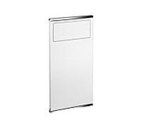 Keuco module lavabo 2000 Plan Integral articulé à droite, chromé / laqué blanc
