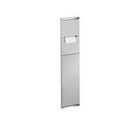 Keuco module WC 1 Plan Integral Butée à gauche, aluminium chromé / peint