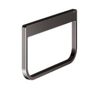 KEUCO Moll anneau porte-serviettes 12721350000 fermé, pivotante , titane brossé noir