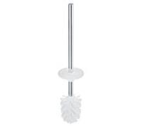 KEUCO Brosse de toilette de rechange Collection Moll 12764014000 – manche et couvercle, blanc/chrome