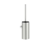 KEUCO Moll ensemble de brosses de toilettes 12769210101 avec boîtier métallique, brosse avec couvercle, mural, finition inox/anthracite