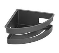 Keuco Moll insert en plastique 120757000101 anthracite, pour corbeille de douche d'angle