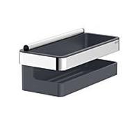 Keuco Collection Moll - Étagère avec raclette à vitre, longueur 24 cm, anthracite/chrome 12759010001
