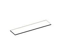 Keuco Moll Cristallinglas plaque 12710005500 500 x 8 x 120 mm, pièce détachée détachée, sans bord vert