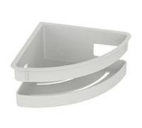 Keuco Moll plastique match2 blanc , pour panier de douche d'angle