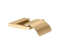 KEUCO Moll porte-papier toilette 12760250000 avec couvercle, laiton brossé