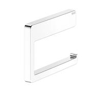 KEUCO MOLL Porte-Papier Toilette, Forme Ouverte, métal chromé, fabriqué en Allemagne, pivotant, avec vis et Chevilles, Porte-Papier Toilette à percer