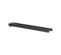 KEUCO Moll porte-serviettes 12718350000 rigide, 2 bras, 450 mm, noir titane brossé