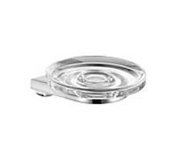 Keuco Moll soap holder 1275501900 avec coupelle en cristal, chromé