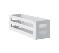 Keuco Panier de douche 32 cm, amovible, aluminium blanc mat | Fabriqué en Allemagne, avec vis et chevilles, tablette de douche à percer