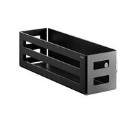Keuco Panier de douche 32 cm, amovible, aluminium noir mat | Fabriqué en Allemagne, avec vis et chevilles, tablette de douche à percer