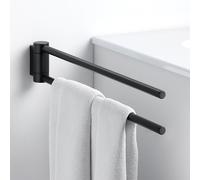Keuco Plan Black Selection Barre porte-serviette de toilette, 14918370000,