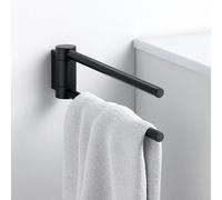 Keuco Plan Black Selection Barre porte-serviette de toilette, 14919370000,