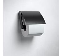 Keuco Plan Black Selection porte-rouleau papier toilette 14960370000 noir, avec couvercle