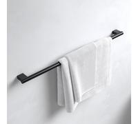 KEUCO PLAN porte-serviettes de bain, 850mm, fixation cachée, 14901370800, Couleur: Noir Mat