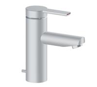 KEUCO Mitigeur lavabo monocommandé PLAN blue – saillie 107 mm, avec vidage, finition aluminium