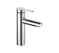 KEUCO PLAN blue, Mitigeur monocommandé pour lavabo 130, sans vidage à tirette, saillie 125mm, 53902070102, Couleur: acier inoxydable