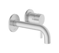 KEUCO PLAN blue Mitigeur monocommandé pour lavabo à encastrer, saillie 165mm, 53916170201, Couleur: finition aluminium