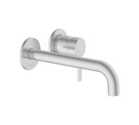 KEUCO PLAN blue Mitigeur monocommandé pour lavabo à encastrer, saillie 225mm, 53916171201, Couleur: finition aluminium