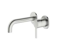 KEUCO PLAN blue Mitigeur monocommandé pour lavabo à encastrer, saillie 165mm, 53916070201, Couleur: acier inoxydable