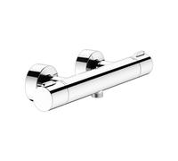 KEUCO PLAN blue Mitigeur thermostatique pour douche, montage mural apparent, 53926011001, Couleur: Chromé