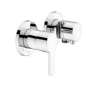KEUCO - Mitigeur encastré Plan blue 53951011221 - 2 sorties, chromé, avec support de douche