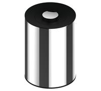 KEUCO PLAN corbeille à déchets modèle sur pied, avec couvercle, 04989170037, Couleur: finition aluminium / noir