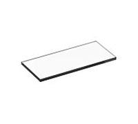 Keuco Plan Cristallin plaque de verre 14910005200 220 x 100 mm, sans bord vert