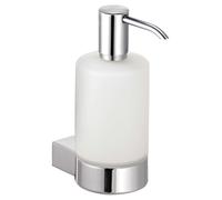 Keuco Plan - Distributeur de savons avec support, 250 ml, verre dépoli/chrome 14953019000