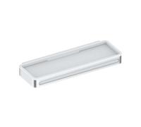 Keuco Plan - Étagère avec raclette à vitre, longueur 29 cm, inox/blanc 14959070051