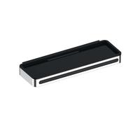 Keuco Plan - Étagère avec raclette à vitre, longueur 29 cm, noir/chrome 14959010037