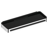 Keuco Plan étagère de douche avec raclette intégrée 28.8 cm noir-chrome 14959010037