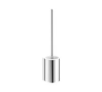 KEUCO Brosse WC Plan 14972010100 à visser, insert plastique blanc, chromé