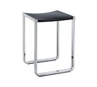 Keuco Plan Hocker 14982010037 chrome / noir gris