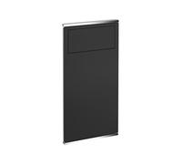 KEUCO PLAN Integral Modul lavabo 1, poubelle, charnières à droite, 44988013702, Couleur: cromado / preto mate