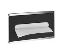 KEUCO PLAN Integral Modul lavabo 4, distributeur de serviettes en papier, charnières à gauche, 44999013711, Couleur: cromado / preto mate