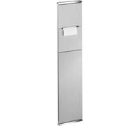 KEUCO Porte-rouleau avec brosse de toilette Plan Integral – à encastrer, gauche, chrome