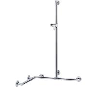 Keuco Plan / Plan Care Main courante de douche 1097 x 1263 x 1297 mm avec barre de douche - chromé - 34915019111
