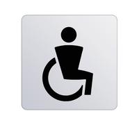 Keuco panneau de porte Plan 14968010000 Symbole handicapé, chromé