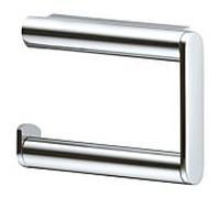 Keuco Plan porte-papier toilette 14962170001 forme ouverte, version gauche, aluminium anodisé argent / chromé